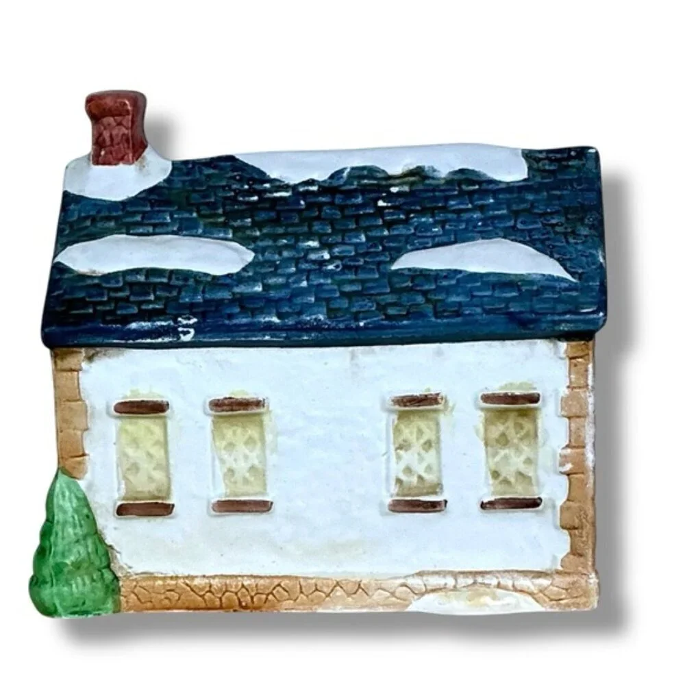 Village Grist Mill Holiday Dickens of London Christmas Porcelain House Vintage